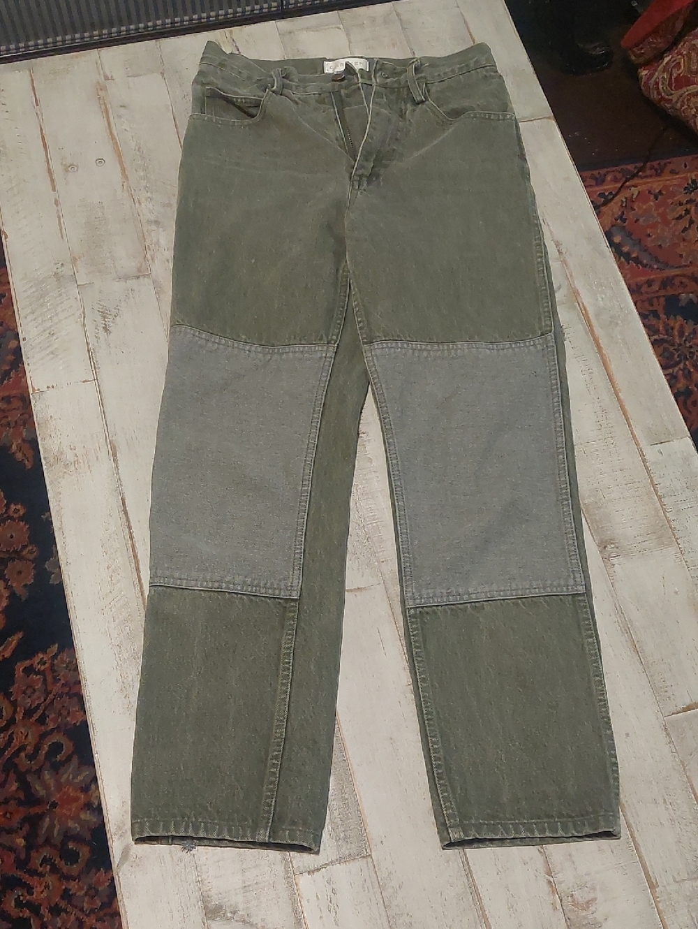 Two-Tone Vintage CARLEEN  Patchwork Jeans